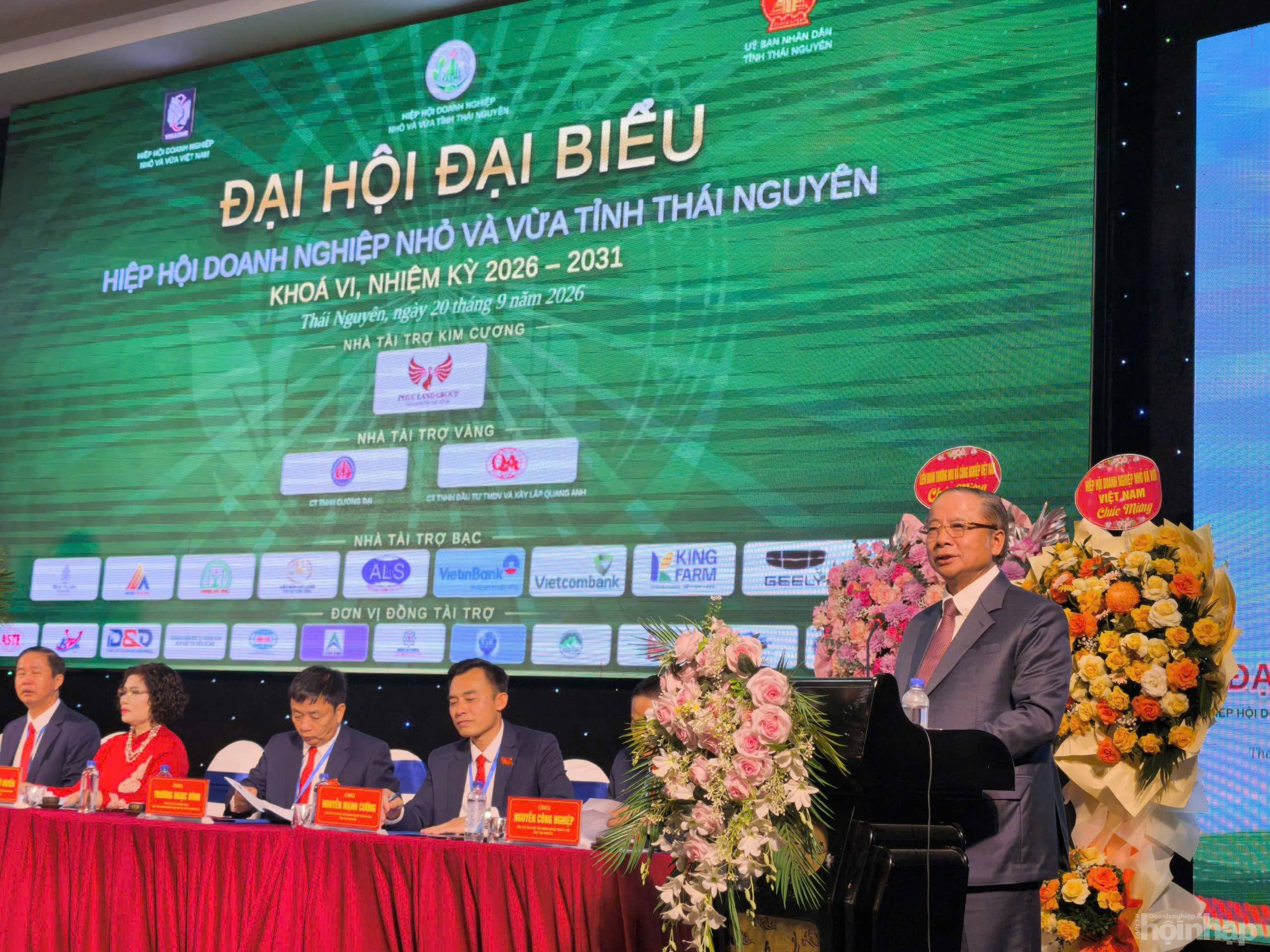 Hiệp hội DNNVV tỉnh Thái Nguyên vào nhiệm kỳ mới - “Tự chủ – Đoàn kết – Hành động – Đổi mới”